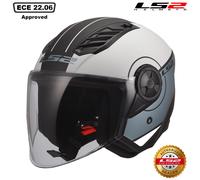 LS2 OF616 AIRFLOW II OPEN FACE ECE22.06 MOTORCYCLE CRASH HELMET RUSH HAPPY DREAM
