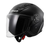 LS2 OF616 Airflow II Open Face Helmet - ECE 22.06 - Glossy Black XS