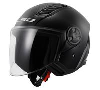 LS2 OF616 Airflow II Solid Jet Helmet, black, size XL
