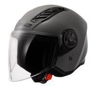 LS2 OF616 Airflow II Solid Jet Helmet, grey, size XL