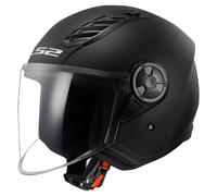 LS2 OF616 Airflow II Solid Jet Helmet, black, size XL