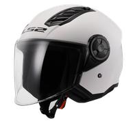 LS2 OF616 Airflow II Solid Gloss White 06 Jet Helmet Size XS XS