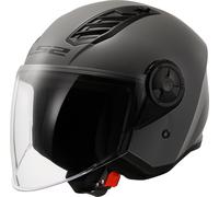 LS2 OF616 Airflow II Solid Jet Helmet, grey, size XXXL (65/66)