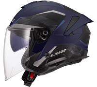 LS2 OF618 Verso II Air Jet Helmet, blue matt, size XL (61/62)
