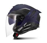 LS2 OF618 Verso II Air Open Face Helmet Navy BlueXXL Navy Blue