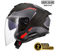 LS2 OF618 VERSO II DUAL VISOR ECE 22.06 OPEN FACE MOTORCYCLE BIKE CRASH HELMET