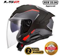 LS2 LS2 - Helmet OF618 Verso II Air Black / Red XXL