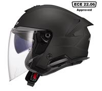 LS2 OF618 VERSO II DUAL VISOR ECE 22.06 OPEN FACE MOTORCYCLE BIKE CRASH HELMET