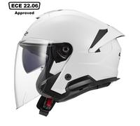 LS2 OF618 Verso II Jet Helmet, white, size L for Men