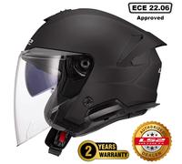 LS2 OF618 Verso II Open Face Helmet BlackL Black