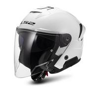 LS2 OF618 Verso II Open Face Helmet White3XL White