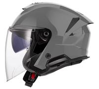 LS2 Motorcycle Helmet OF618 Verso II – Dual Visor ECE 22.06 Open-Face – Nardo Grey L