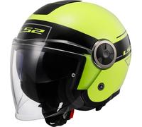 LS2 OF620 Classy Classic Jet Helmet, black-yellow, size S for Men