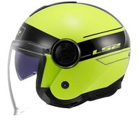 LS2 OF620 CLASSY CLASSIC Jethelm schwarz-fluo gelb XS