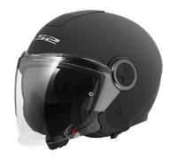 LS2 OF620 Classy Solid Jet Helmet, black, size S for Men