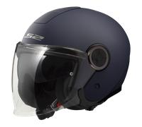 LS2 OF620 Classy Solid Jet Helmet, blue, size M for Men