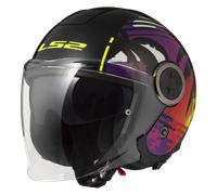 Ls2 Of620 Classy Palm Open Face Helmet Black M unisex
