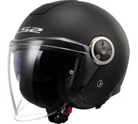 LS2 OF620 Classy Solid Jet Helmet, black, size L for Men