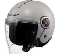 LS2 OF620 Classy Solid Jet Helmet, grey, size S for Men