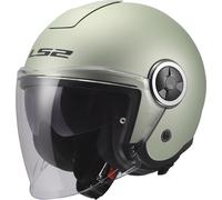 Ls2 Of620 Classy Ece 22.06 Open Face Helmet Green,Grey XL