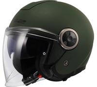 LS2 OF620 Classy Solid Jet Helmet, green, size L for Men