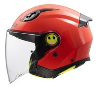 LS2 OF622 Funny II Youth Open Face Helmet RedL Red
