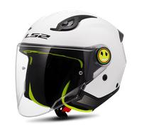 LS2 OF622 Funny II Youth Open Face Helmet WhiteS White