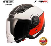 LS2 OPEN FACE HELMET OF616 MOTORCYCLE MOTORCYCLE AIRFLOW SCOOTER ECE 22.06