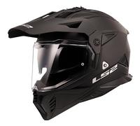 LS2 Pioneer II Adventure Motorcycle Motocross Helmet Matt Black - S