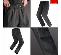 LS2 Rainseal Waterproof X-Rain Pant Motorcycle Motorbike Over Trouser Black New