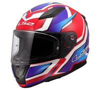 LS2 FF353 Rapid II Flitz Helmet, white-red-blue, size XL for Men