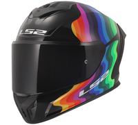LS2 FF820 Rapid III Flow Helmet, black/multicoloured, size XXL (63/64)