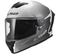 LS2 Rapid III Motorcycle Motorbike 22.06 Helmet - Flow White / Grey