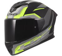 LS2 Rapid III Motorcycle Motorbike Helmet - Hyper Black / Hi-Vis Yellow