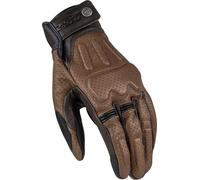 LS2 Rust perforated Motocycle Gloves, brown, size L for Men