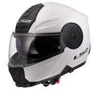 LS2 Scope II Urban Flip Up Motorcycle Motorbike Helmet - White