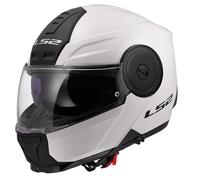 LS2 Scope II Urban Flip Up Motorcycle Motorbike Helmet - White