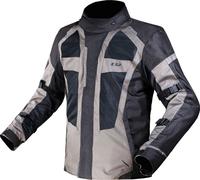 LS2 Scout waterproof Ladies Motorcycle Textile Jacket, black-grey, size L for Women