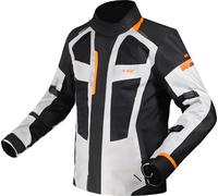 LS2 Scout waterproof Motorcycle Textile Jacket, black/grey/orange, size M