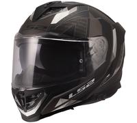 LS2 Storm III Full Face Motorcycle Motorbike Helmet - Sporty Matt Black / Grey