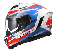 LS2 FF818 Storm III Komai Helmet, white-red-blue, size 2XL for Men