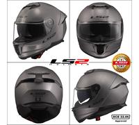LS2 FF808 Stream II Full Face Helmet Nardo GreyXS Nardo Grey