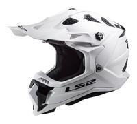 LS2 MX700 Subverter Evo II Solid Motocross Helmet, white, size XL for Men