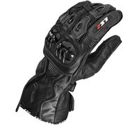 LS2 Swift Leather Gloves Motorcycle Motorbike - Black