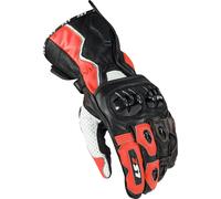 LS2 Swift Motorcycle Glove, black-white-red, size 2XL for Men