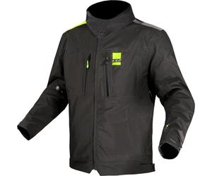 LS2 Titanium waterproof Ladies Motorcycle Textile Jacket, black-yellow, size 5XL for Women