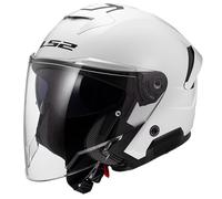 LS2 OF618 Verso II Open Face Helmet WhiteL White