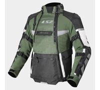 LS2 X-Master Moto Motorcycle Motorbike Textile Jacket Black / Green / Grey