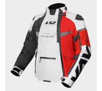 LS2 X-Master Motorbike Motorcycle Textile Jacket Black / Grey / Red