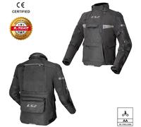 LS2 X-Master Waterproof Adventure Motorcycle Motorbike Textile Jacket Black Grey